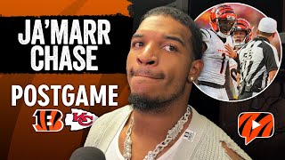 JaMarr Chase on Outburst at Officials REACTS to Bengals LOSS to Chiefs [upl. by Wynn]