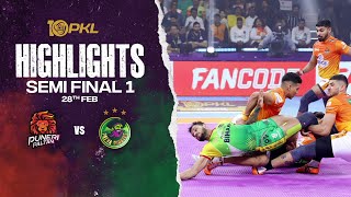 Match Highlights Puneri Paltan vs Patna Pirates  SemiFinal 1  PKL Season 10 [upl. by Alisha801]