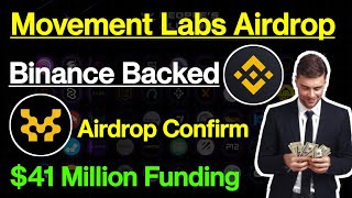 Movement Labs Airdrop Binance Backed  Razor Wallet Testnet Movement Lab Airdrop  Earn Free 1999 [upl. by Etep]