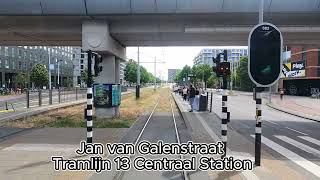 GVB  Amsterdam  Cabine  Lijn 13  Geuzenveld Lambertus Zijlplein Centraal Station  2023  13G [upl. by Chader]