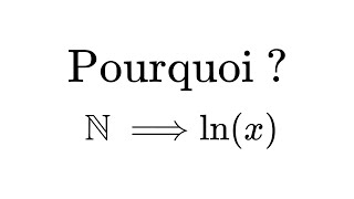 En quoi le Logarithme estil naturel [upl. by Millburn]