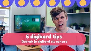 5 tips om alles uit je Digibord te halen  Gebruik je Digibord als een Pro [upl. by Adnyl]