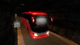 BUS SETRA S 519 HD  Cruzando Cavernas en Islandia  Mapa Promods [upl. by Norred]