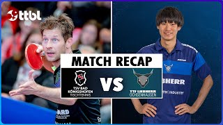 BAD KÖNIGSHOFEN vs OCHSENHAUSEN Tischtennis Bundesliga Recap  2024 Matchday 2 [upl. by Aire76]