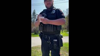 Sabattus Maine police officer Caleb Fortin lies on camera 🎥 [upl. by Oinegue]