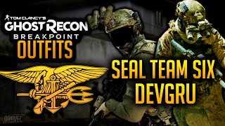 Ghost Recon Breakpoint  NAVY SEAL OUTFITS  SEAL TEAM 6DEVGRUDEVELOPMENT GROUP [upl. by Sirak545]