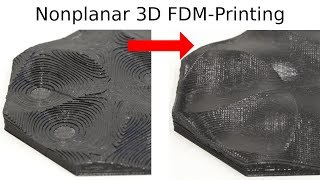 3D Printing of Nonplanar Layers for Smooth Surface Generation [upl. by Amehsat]