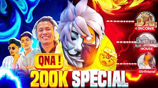 200K Special QNA 🔥 All Youtubers Reaction 😱 Ishant Gamer [upl. by Ahsiemak858]