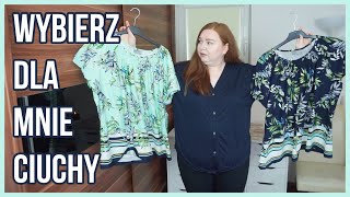 PLUS SIZE HAUL  BLUZKI DO 50ZŁ  WYBIERZ DLA MNIE CIUCHY [upl. by Daisy898]