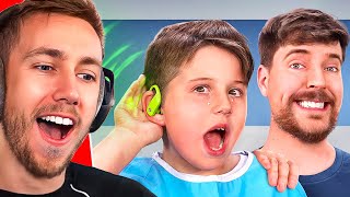 Miniminter Reacts To MrBeast quot1000 Deaf People Hear For The First Timequot [upl. by Phillipp769]