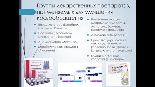 2 №4 ПРЕПАРАТЫ ДЛЯ УЛУЧШЕНИЯ МОЗГОВОГО И ПЕРИФЕРИЧЕСКОГО КРОВООБРАЩЕНИЯ [upl. by Nickerson232]