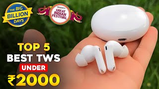 Top 5 Best TWS Under ₹2000 2023 ⚡ Best TWS Earbuds Under 2000 ⚡ Best Earbuds Under 2000 ⚡ [upl. by Faubion]