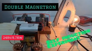 Free energy generator  double magnetron valve experiment [upl. by Aihtniroc]