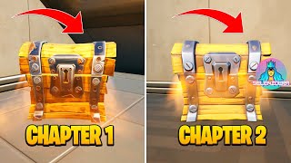 A CHAPTER 1 Chest in Fortnite Chapter 2 Season 8 [upl. by Divan876]