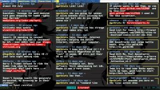 Turses  Console Twitter Client  Linux TUI [upl. by Nylrats]