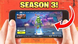 How to DOWNLOAD Fortnite Mobile on IOS amp ANDROID Season 3 [upl. by Lurie]