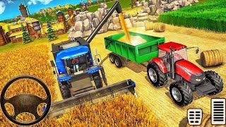 New Tractor Games  Modern Farm Tractor Driving Games  Farming Tractor 3D  android gameplay [upl. by Rhoda]