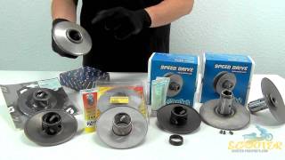 Produktvideo Wandler Malossi Torque Drive Polini Speed Drive  scooterprosportscom [upl. by Jemy]