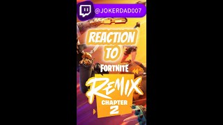 fortnite chapter 2 remix reaction fortnite fyp fortniteclips gaming foryou fortnitememes [upl. by Allwein]