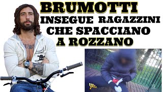 Brumotti insegue ragazzini che spaccano a Rozzano [upl. by Dagny]