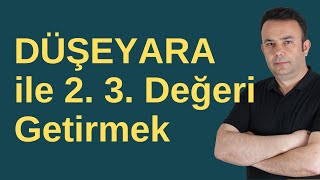 Excel Düşeyara İle 123 değerleri bulmak Düşeyara 2 değeri bulmak  230video  Ömer BAĞCI [upl. by Anaidirib]