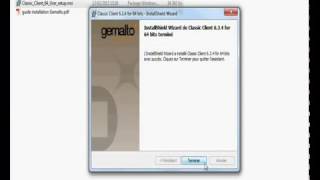 Installation du driver gemalto [upl. by Noremac]