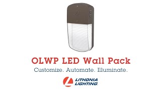 Lithonia Lighting® OLWP LED Wall Pack Product Feature Video [upl. by Aisek]