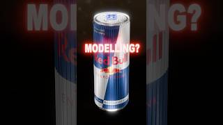 3D Timelapse  Modeling amp Texturing a Red Bull Can in Minutes Shorts [upl. by Allemac724]