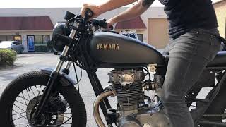 1981 Yamaha XS650  Kickstart Walkaround [upl. by Morrie]