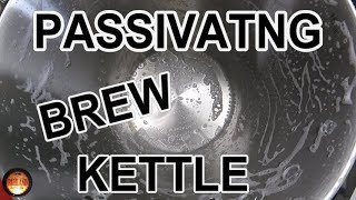 Using Oxi Clean To Clean Brew Kettle Then Passivating It with Star San [upl. by Herzel396]