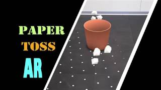 Paper Toss AR  ARCore [upl. by Alvord]