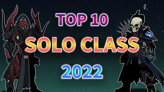 AQW TOP 10 BEST SOLOING CLASS IN 2022  UPDATED [upl. by Jerz247]