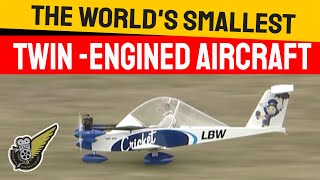 Cri Cri  Worlds Smallest Twin Engine Aircraft [upl. by Lenor]