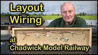 LAYOUT WIRING for DC and DCC and all gauges at Chadwick Model Railway  175 [upl. by Naleek850]