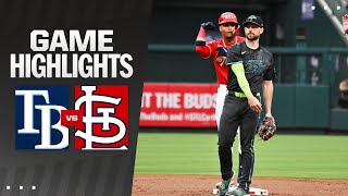 Rays vs Cardinals Game Highlights 8724  MLB Highlights [upl. by Ursala]