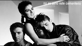 Mecano  No es serio este cementerio instrumental lyrics [upl. by Derman748]