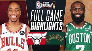 BULLS at CELTICS  NBA INSEASON TOURNAMENT 🏆  FULL GAME HIGHLIGHTS  November 28 2023 [upl. by Litt]