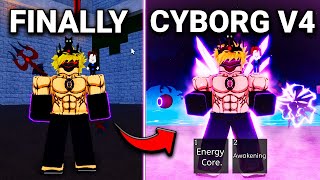 I Finally Fully UNLOCKED Cyborg Race V4 Awakening in Blox Fruits [upl. by Epillihp852]