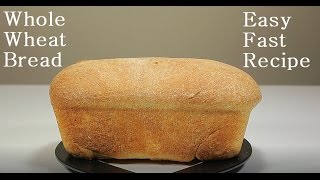 Whole Wheat Bread Recipe For Beginners [upl. by Siulegroj4]