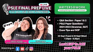 PSLE FINAL PREP LIVE [upl. by Phare]