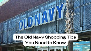 10 Old Navy Shopping Tips to NEVER Pay Full Price [upl. by Ivad]