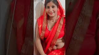 My low hip Red Saree From Meesho  How Is It [upl. by Galatea889]