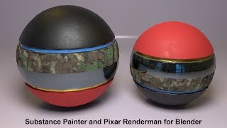 Substance Painter and Renderman 21 [upl. by Raseda848]