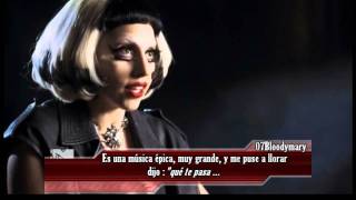 Lady Gaga habla sobre Marry The Night Sub Español [upl. by Nalyr]