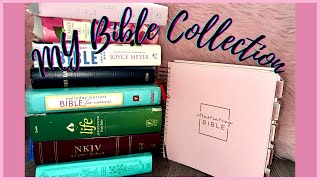 My Bible Collection  Study Application and Journaling Bibles [upl. by Hemminger]