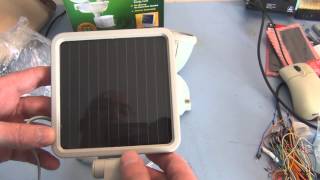 Solar Powered Security light with Motion Sensor installation [upl. by Fleece]