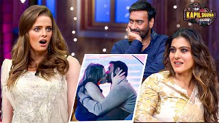 विदेशी लड़की के साथ अजय देवगन का Kissing सीन देख कर Kajol हुई Gussa  Best Of Kapil Sharma  comedy [upl. by Nylireg]