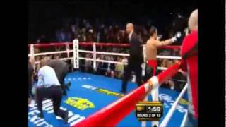 Sergio Martinez KOs Paul Williams in 2nd Round of Revenge Bout [upl. by Michail]