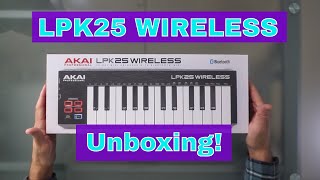 Akai LPK25 Wireless Bluetooth Controller Unboxing [upl. by Merlina769]