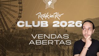 Rock In Rio Clube 2026  Ainda vale a pena [upl. by Einotna]